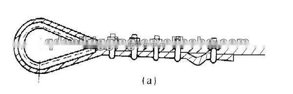 wire rope accessories din1142 cable clip