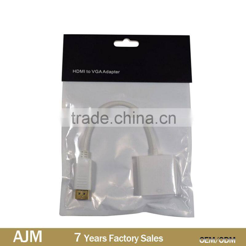 Displayport DP to VGA cable adapter for network cable