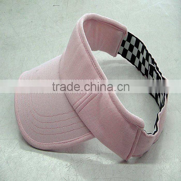 New design 100%polyester blank sun visor hats