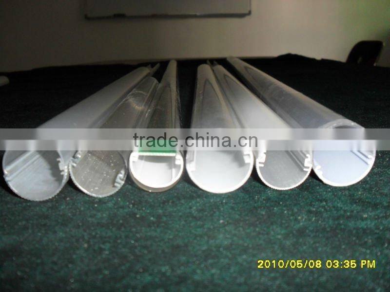 Various shapes PC/PVC Plastic Extrusion LED profile