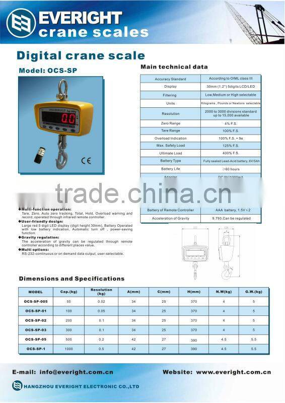 1000kg weighing scale