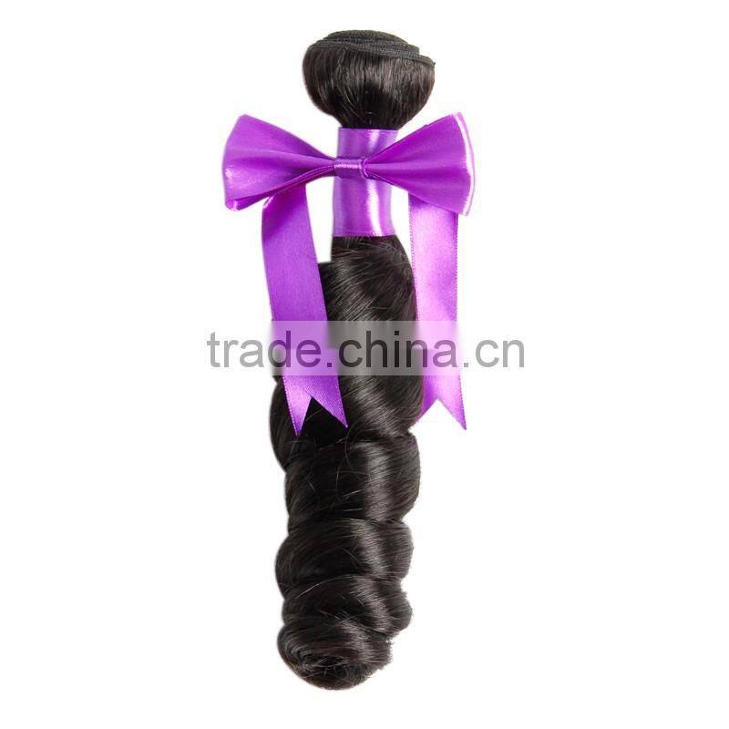 New Arrival Peru Human Hair Weave Extension, Best Selling No Tangle No Shedding Loose Wave Human Hair Weft