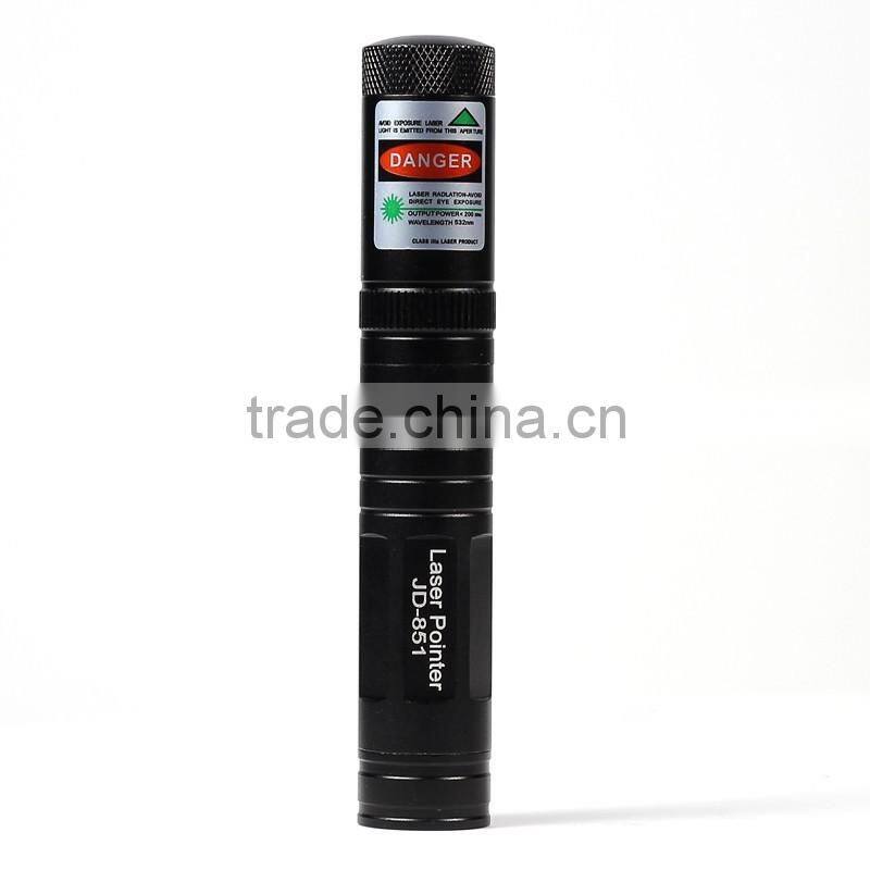200mw green laser pointer with rechargeable battery