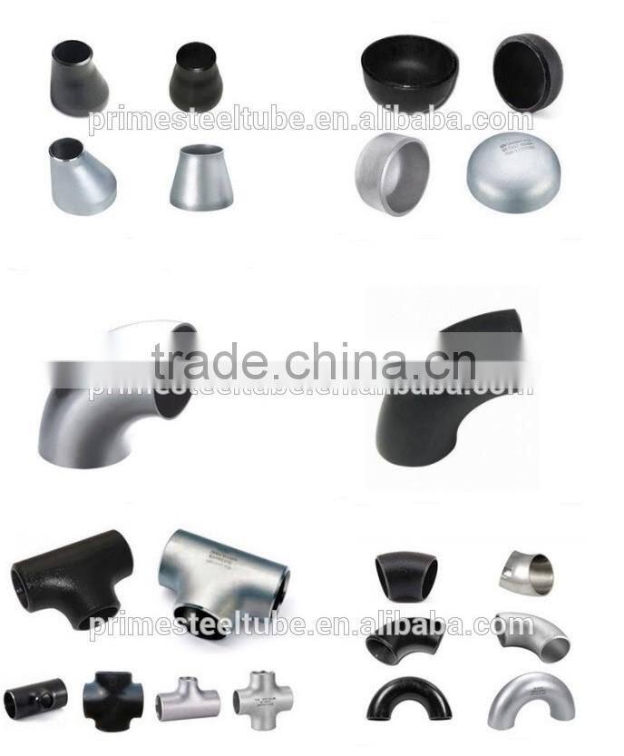 Best quality ASTM A234 black steel pipe fittings for gas pipe