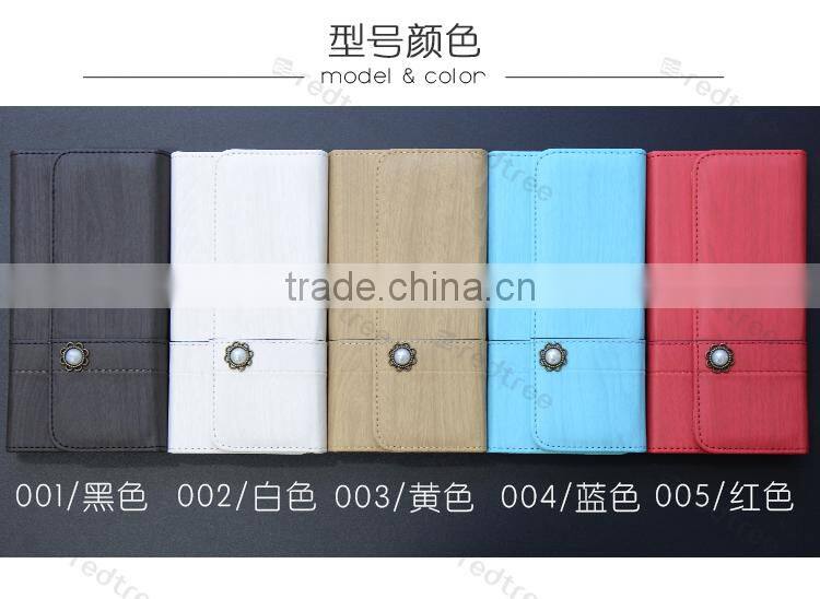 Traditional western style flip leather phone case cover for vivo y15