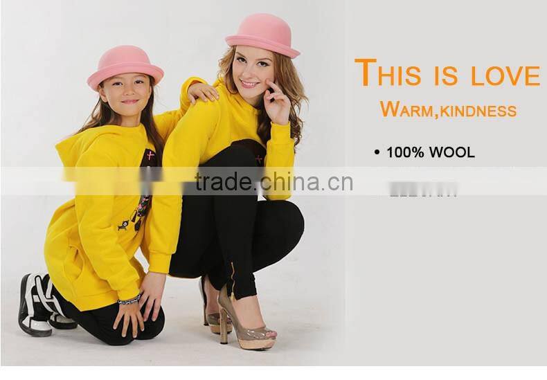 Family Wool Felt Bowler Hat Wholesale Hats For Women