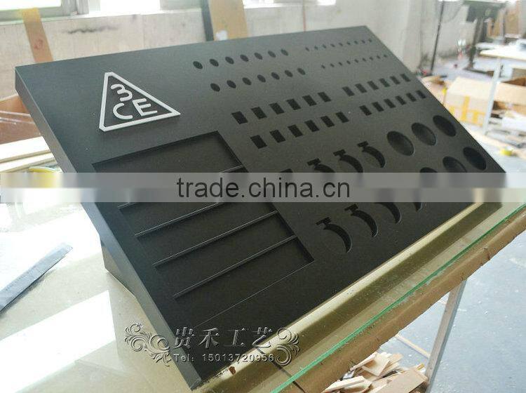 cosmetic display counter, Beautiful acrylic cosmetic display for eye shadow