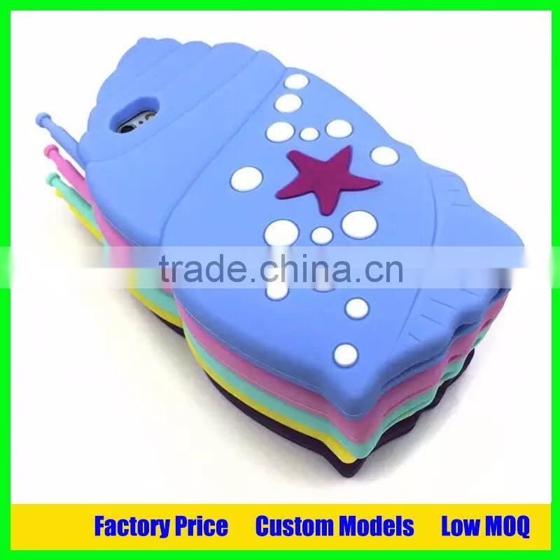 Seashell customized mobile phone cover phone case maker for iphone