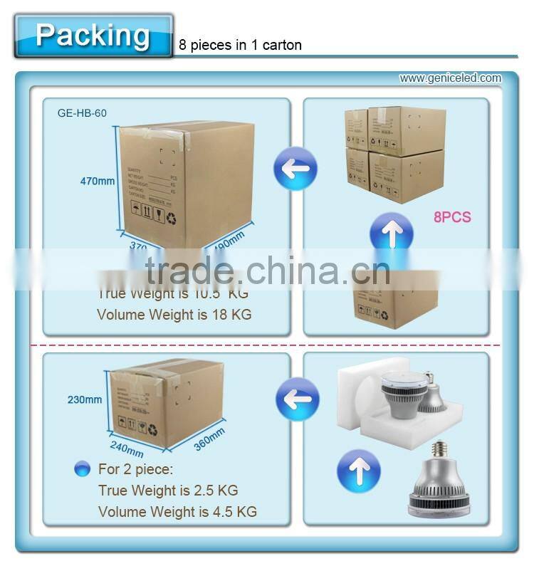 60w 80w 100w 120w 150w led high bay led corn light bulb & led garage light from china market