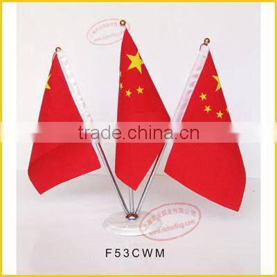 high quality factory directly table top desk stand flag
