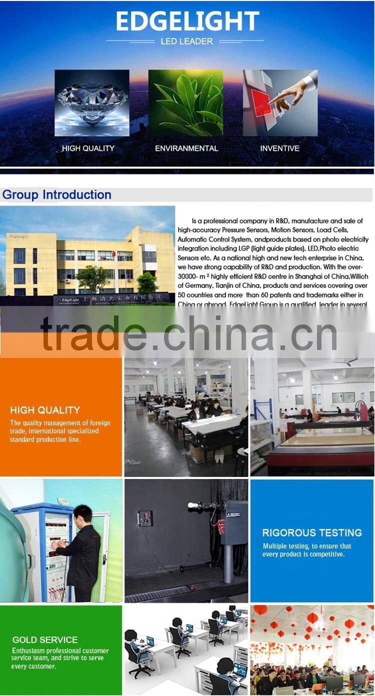 Edgelight smd led light panel for lighting with reflective sheet diffusion super brightness