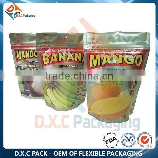 Frozen Food Packaging Pouches/Stand Up Pouches With Zip Lock/Dry Fruit Pouches