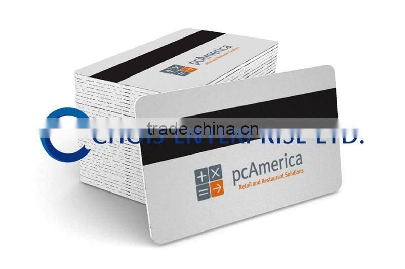 Blank Printable Credit Card Sized HiCo/ LoCo PVC Magnetic Stripe Card