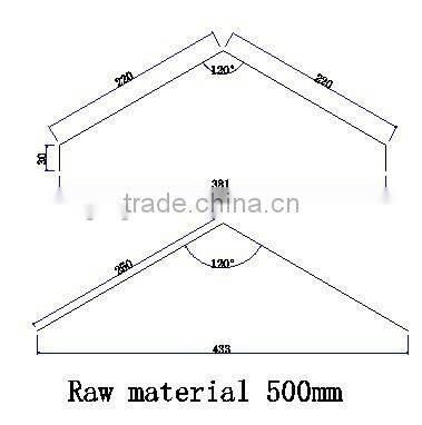 metal roof ridge cap roll forming machine, ridge cap tile roll forming machine