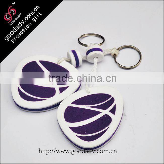 China Supplier Wholesale custom plastic EVA key chain