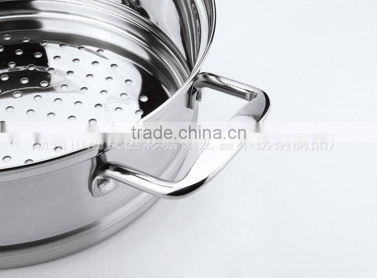 stainless steel kitchenware and cookware food display steamer utensil set
