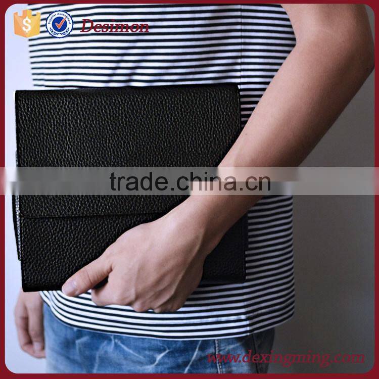 2015 Magnetic pu leather portfolio bags for the office usage as a gift