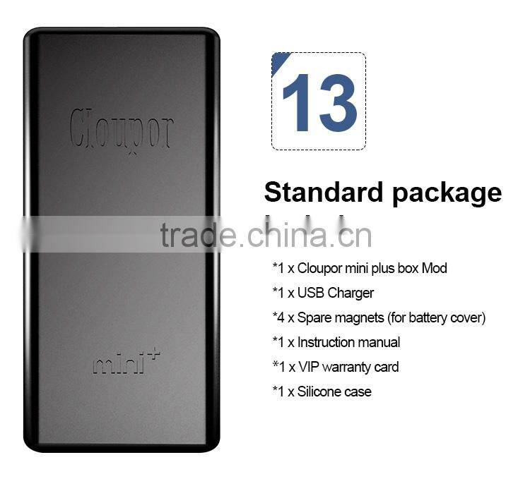 Cloupor MINI Plus 50w box mod/Cloupor MINI + / Cloupor GT mini 50 watt mod 50w vape mod wholesale