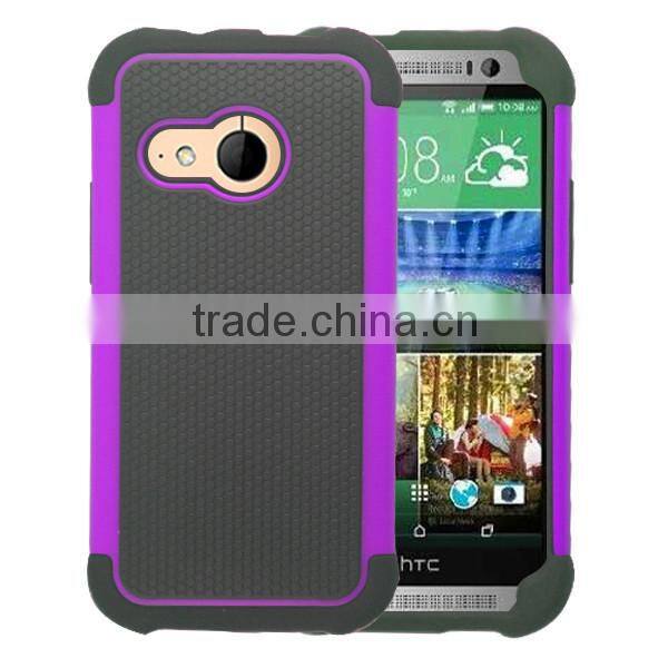 Hybrid Shock Proof Silicone Mobile Phone Case For HTC ONE MINI2 M8 MINI