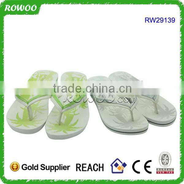 Daily Use Slipper fashion eva slipper soft textile upper high heel slipper