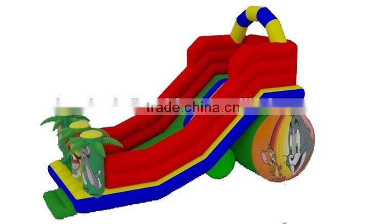 Tom and jerry theme giant inflatable slides for children garden