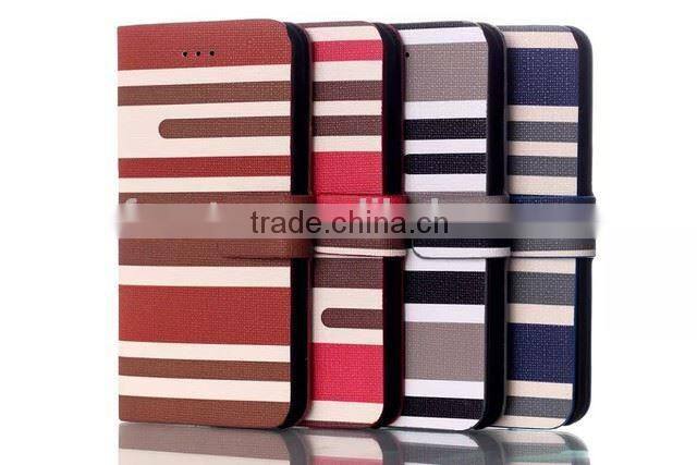 Hot Selling Classical Stripe for iphone 6 custom case F-IPHLC010