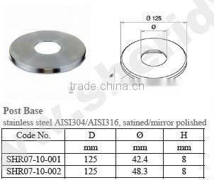 Stainless steel Baluster Post