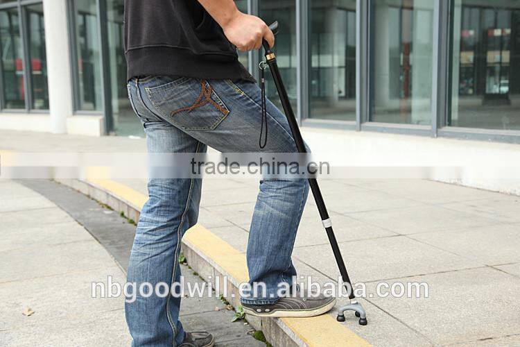 Three feet Alloy crutch ,The old man Aluminum Alloy crutch, telescopic crutch, cane cane light regulating old walker.