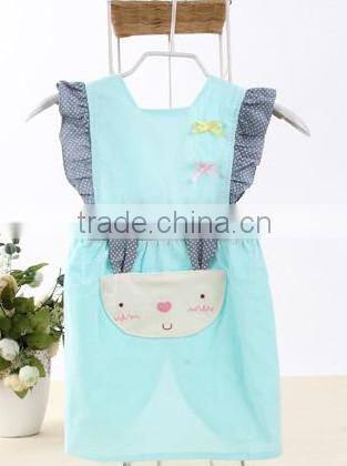 kids cotton apron/baby eating clothes/children painting apron/children apron/baby apron