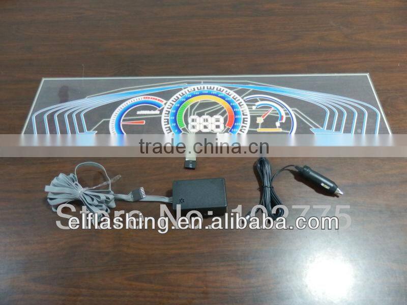 70*16cm el car sticker/ can be custom el car sticker/ 8000hours lifetime el car sticker