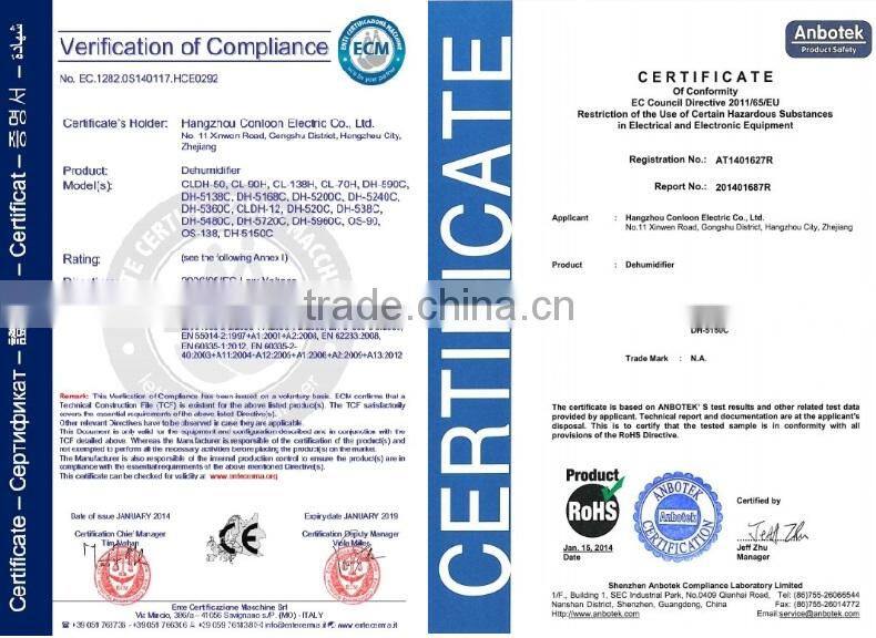 288L/D big dehumidifier