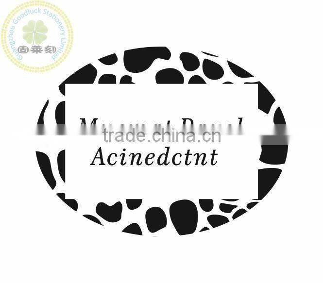 Rectangular monogram monogram flash pre inking stamps