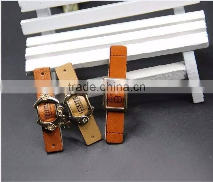 Factory supply Guaranteed quality jeans leather patch labels