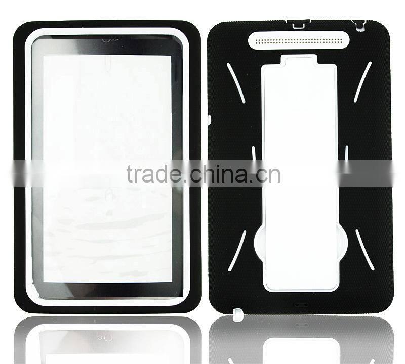 Robot stand hybrid case for Google Nexus 7inch tablet cover