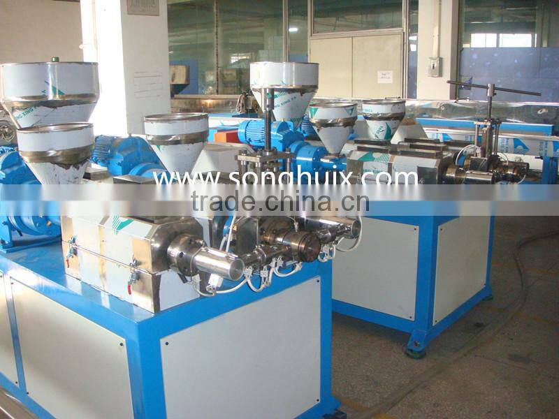 PP/PE/PVC plastic imitation rattan production line