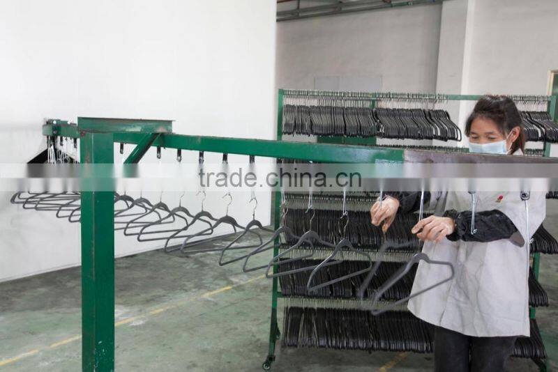 standby velvet flocked clothes hangers and racks with notches