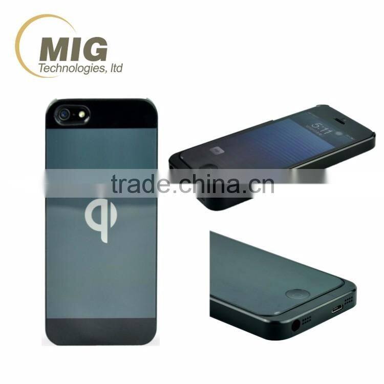 Qi Wireless Charger Receiver case for iphone 4/4s/5/5s, Portable wireless charger receiver case cover