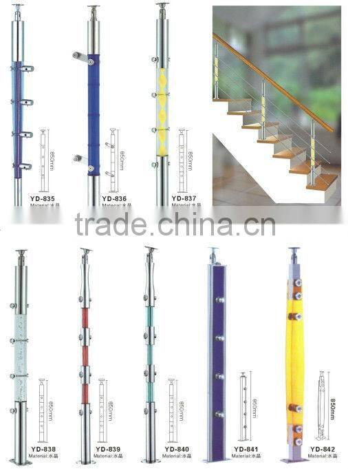 new design crystal balustrade for stair decor