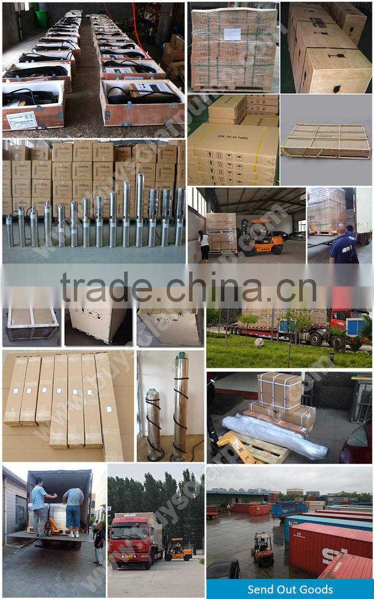 AC solar powered water pump for agriculture irrigation with 220v/380v 3 phase