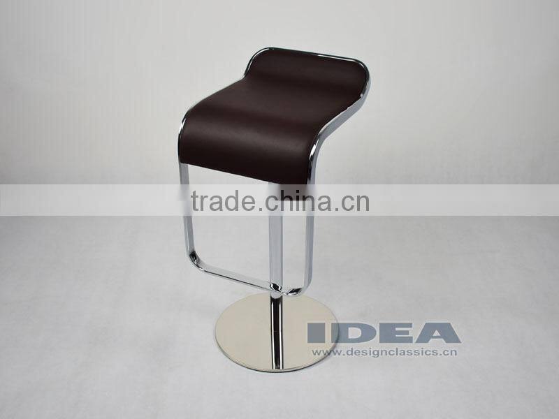 Replica LEM Piston Stool - Dark Brown Leather