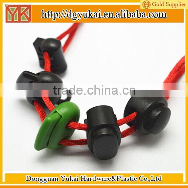 Yukai Plastic spring cord stoppers for bag accessories