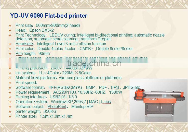 with 228x1440dpi digital inkjet Fast dry acrylic sign board printer with high resolution