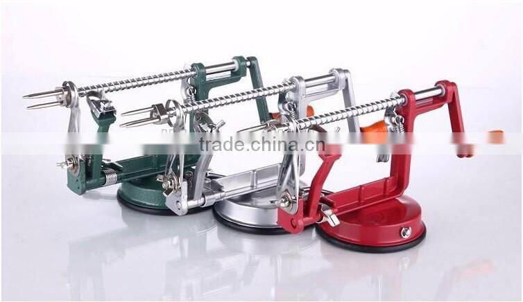 3 in 1 stainless steel commercial apple Pear Potato Peeler Corer Slicer