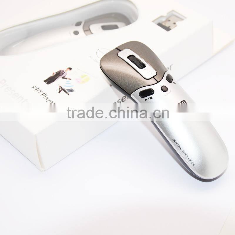 Private design wireless remote air mouse with laser presentation PR-05