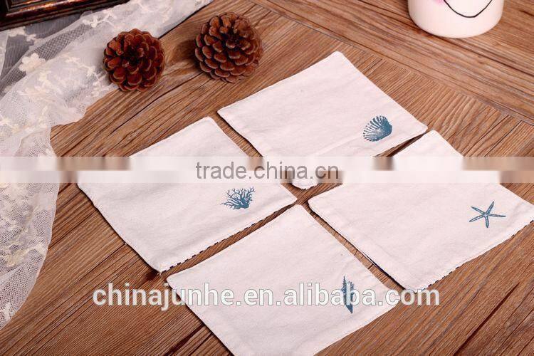 Home decoration Mediterranean style cotton coaster for sale