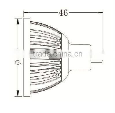3W 12V MR16 LED Spotlight