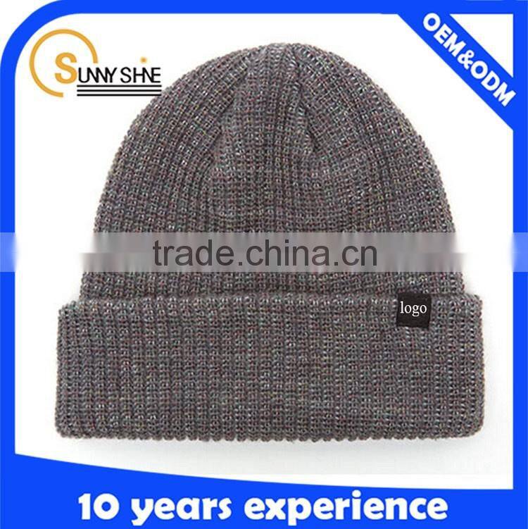 Sunny shine custom beanie hats and caps cheap winter caps wholesale