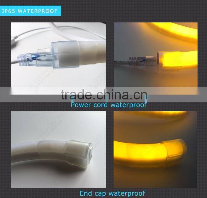 Pure White IP68 Full Waterproof LED Neon Flex Light 24V