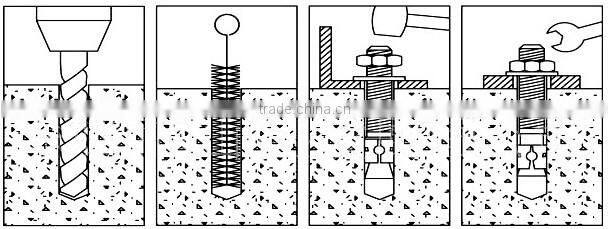 Steel concrete lifting anchor