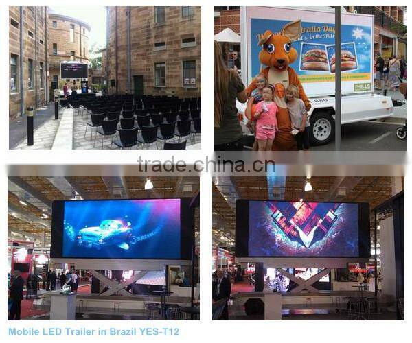New Product YES-TB16 Outdoor Mobile LED Display Advertising Vehicle